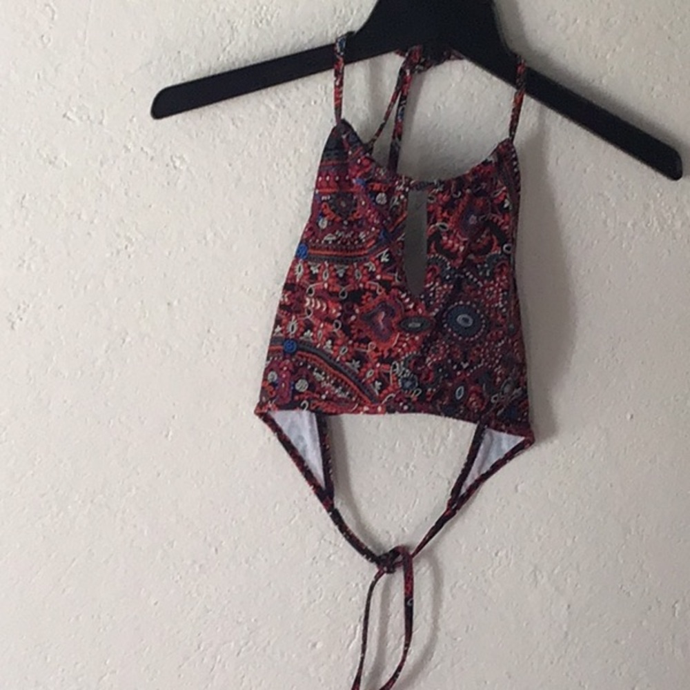 Womens Abercrombie & Fitch Swim Halter Top
